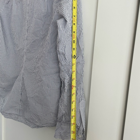 Like New Frank & Eileen Barry Crinkle Button-Up Shirt! Size Medium - Picture 3 of 6